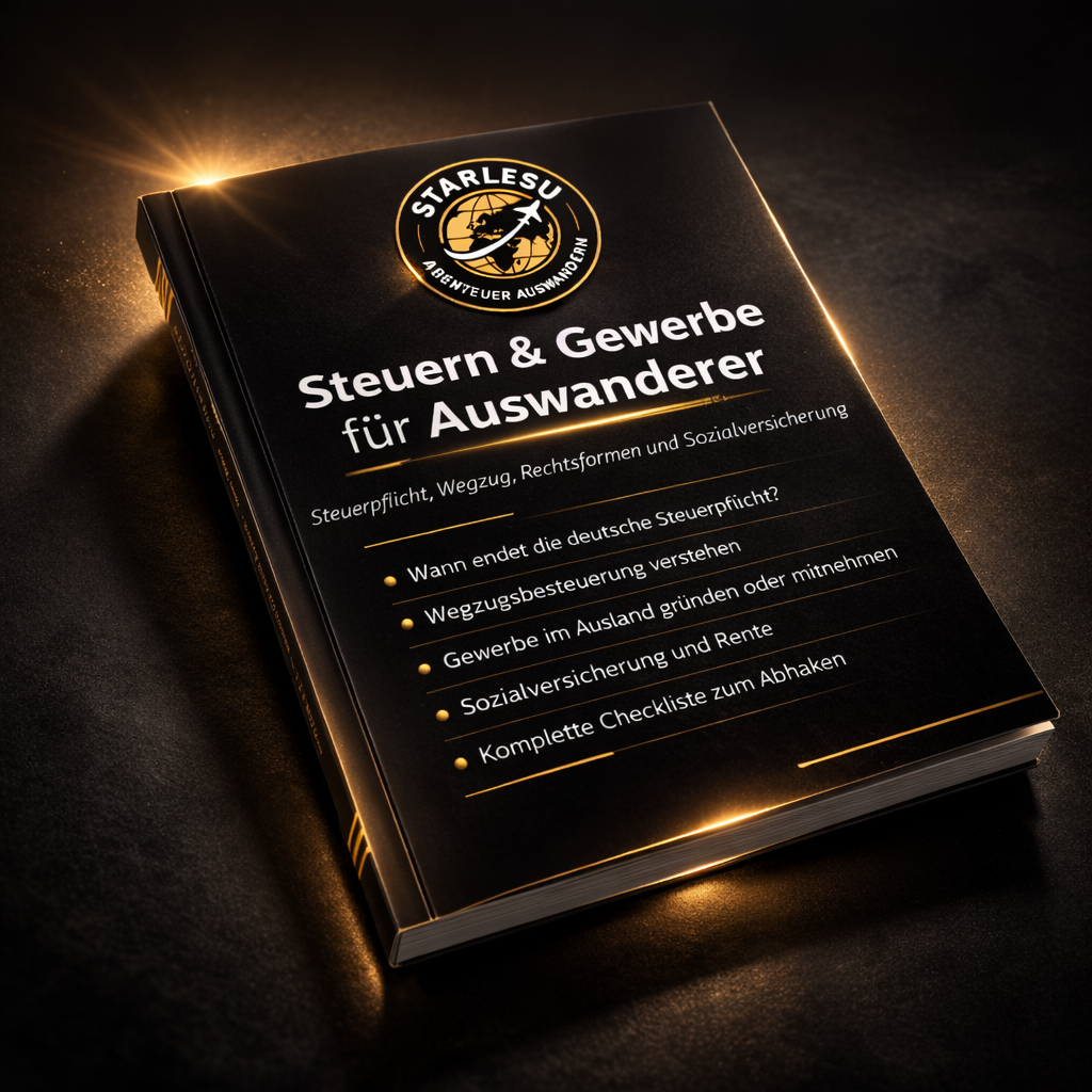 Steuern & Gewerbe beim Auswandern